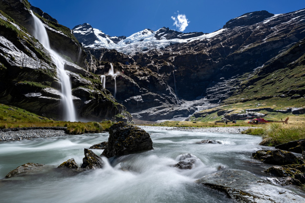 Earnslaw Full Day Heli Canyoning with Glacier Flight Adventure