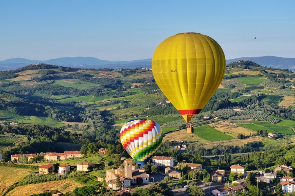 Hot Air Balloon Ride In San Gimignano, Tuscany