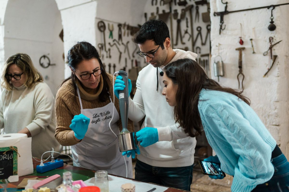 Donkey Milk Soap Workshop with Private Transfer from Matera
