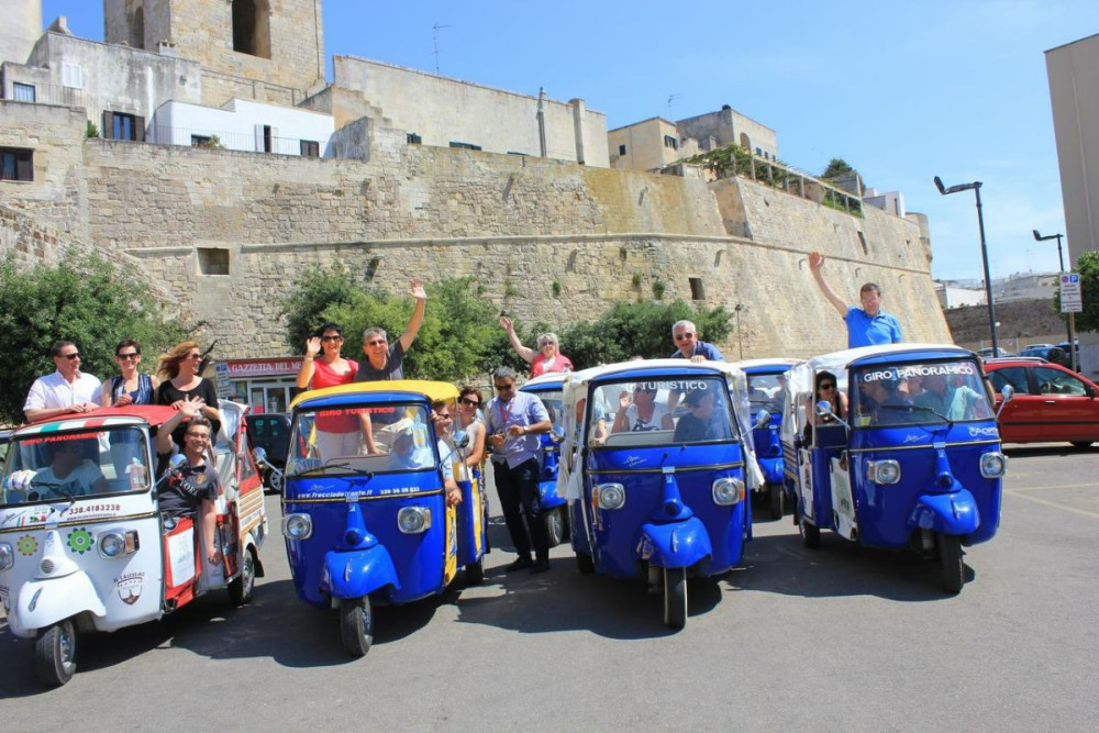 Otranto Private Tuk Tuk Tour: Coast & Bauxite Lake Highlights