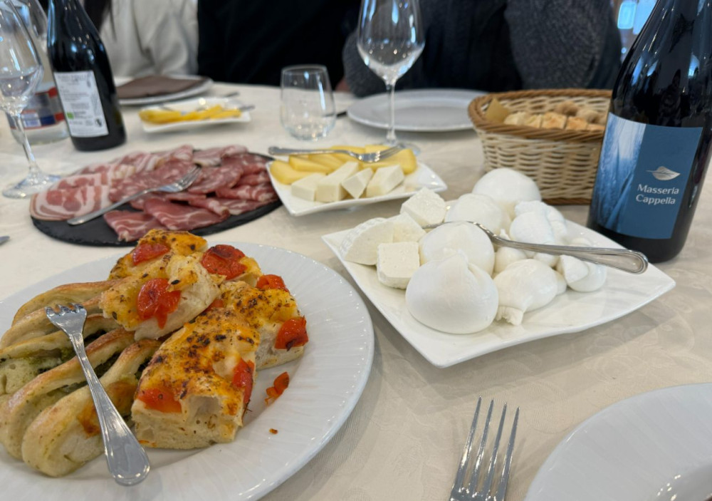 Farm Tour with Mozzarella Workshop, Pasta Class & Tasting in Martina