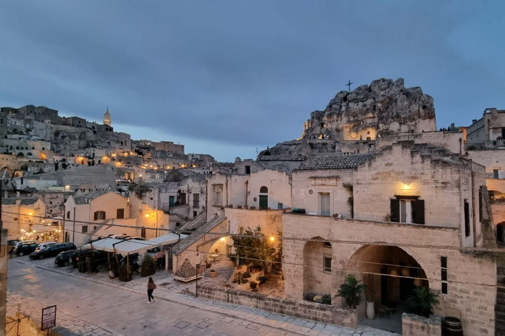 Matera by Night Day Trip from Ostuni with Private Transfer & Free Time