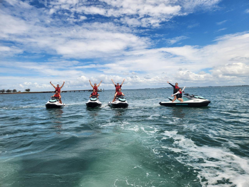Moreton Bay Jet Ski Safari with Island Hopping from Brisbane