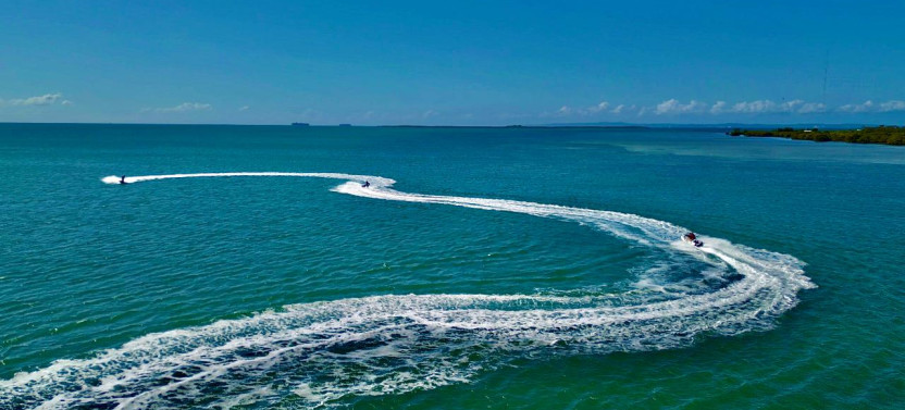 Moreton Bay Jet Ski Safari with Island Hopping from Brisbane