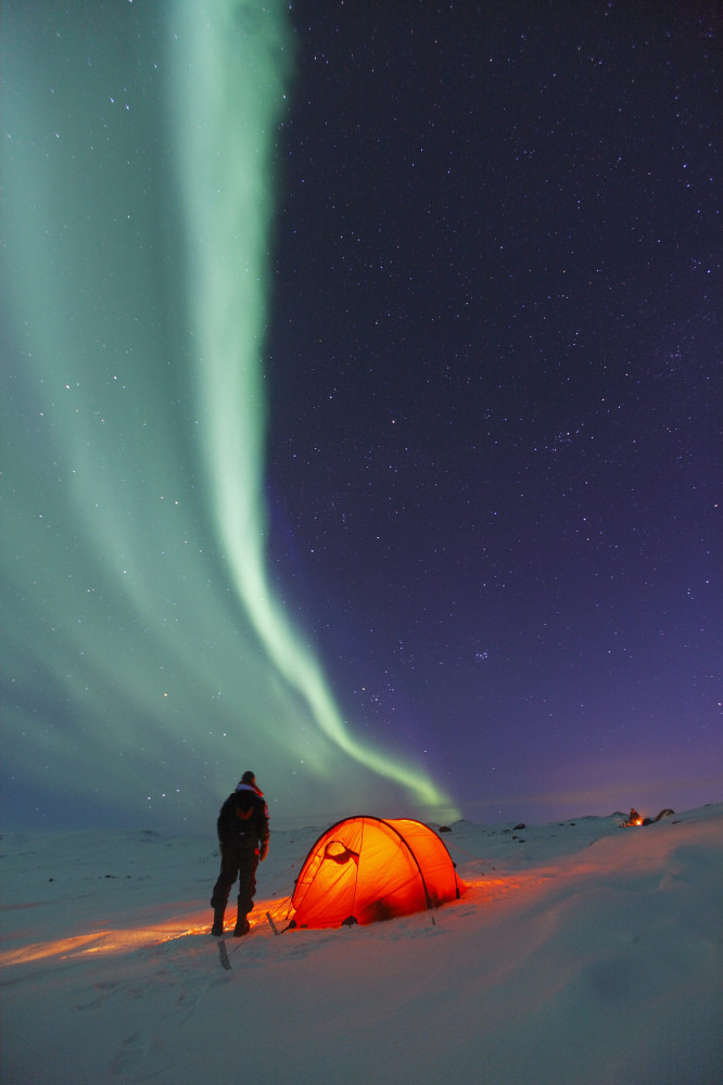8 Day Arctic Dog Sled Expedition with Wilderness Camping