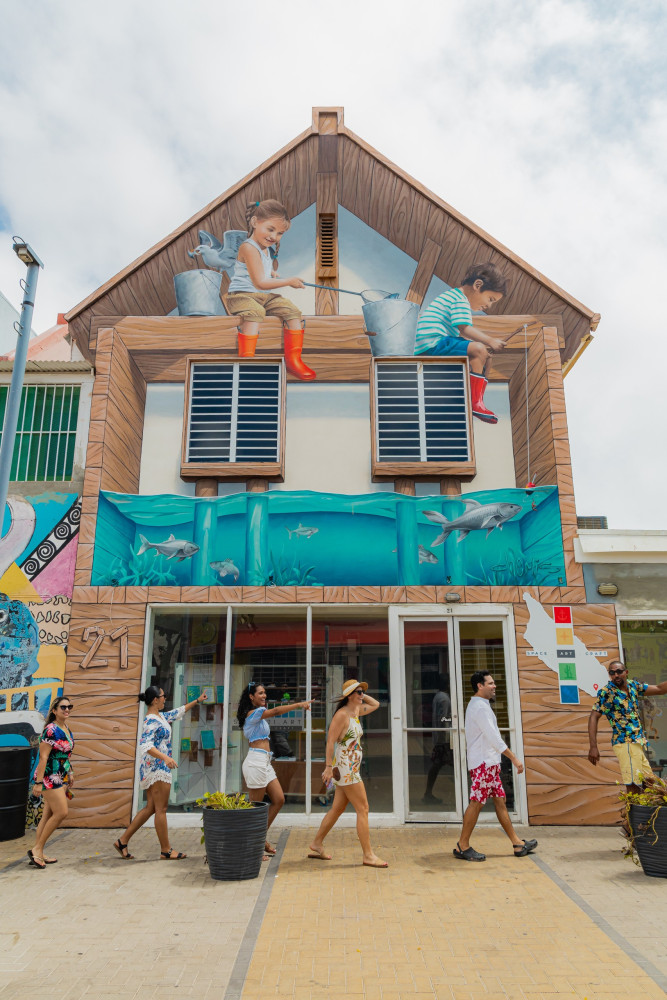 Taste of San Nicolas: Aruba Night Tour of Art, Food & Culture