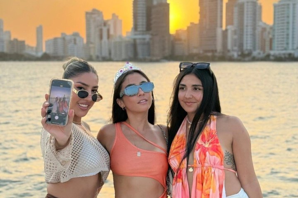 Cartagena Sunset Party Catamaran Open Bar and DJ