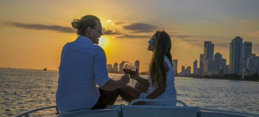 Cartagena Sunset Catamaran Cruise with Open Bar and Music