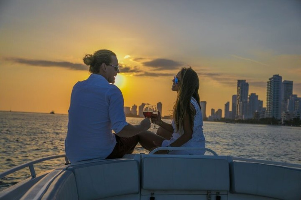 Cartagena Sunset Catamaran Cruise with Open Bar and Music