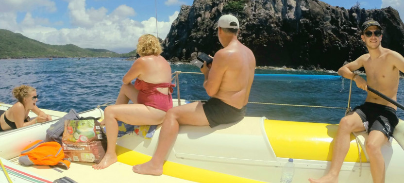 2h Discovery Sailing in the Bay of Saintes with Snorkeling