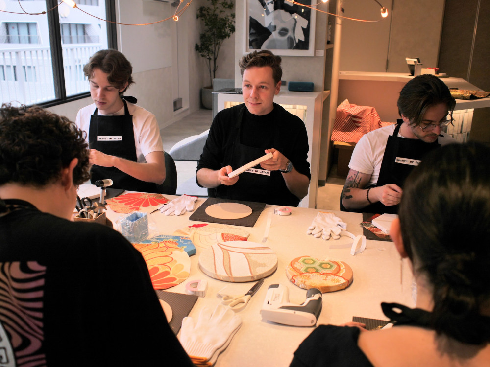 Kimono Art Workshop in Tokyo