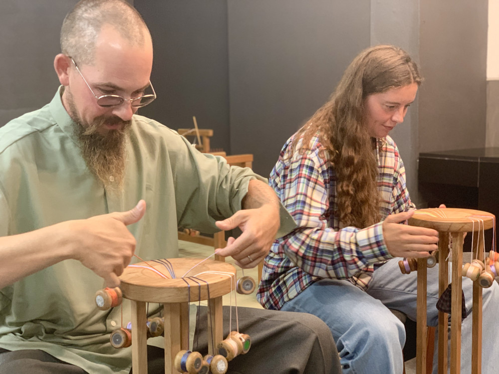 Kumihimo Braiding Workshop in a Traditional Atelier in Kyoto