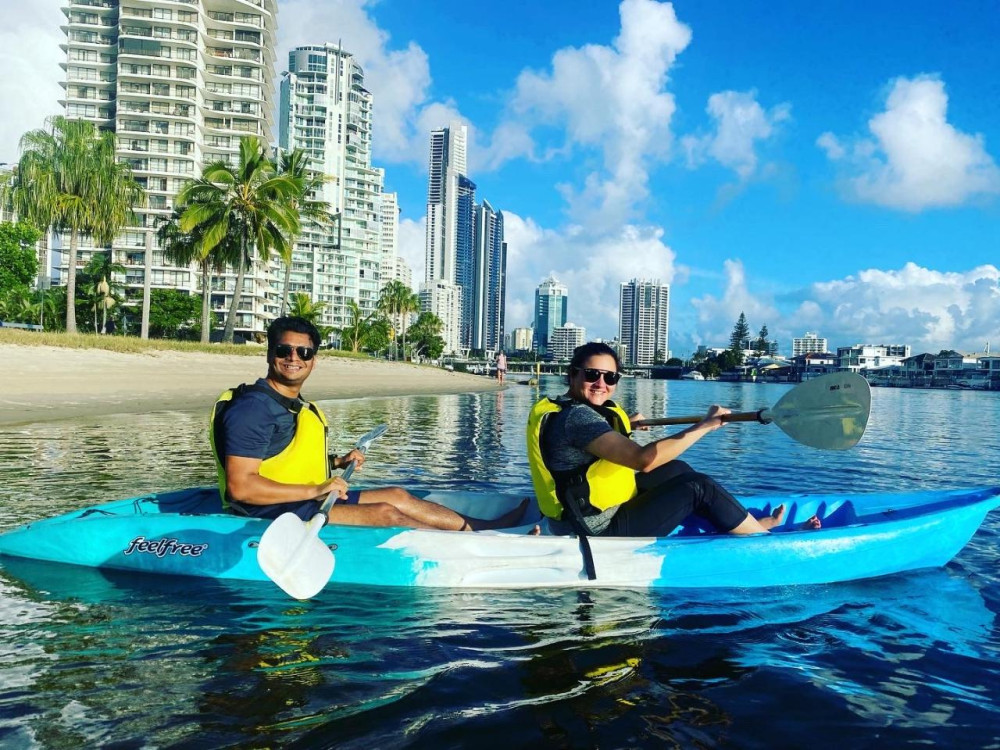 Gold Coast Nerang River Kayak Tour with Wildlife & Luxury Homes