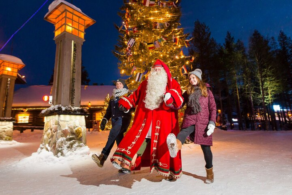 Rovaniemi Wild Snowshoeing and Meet Santa Tour