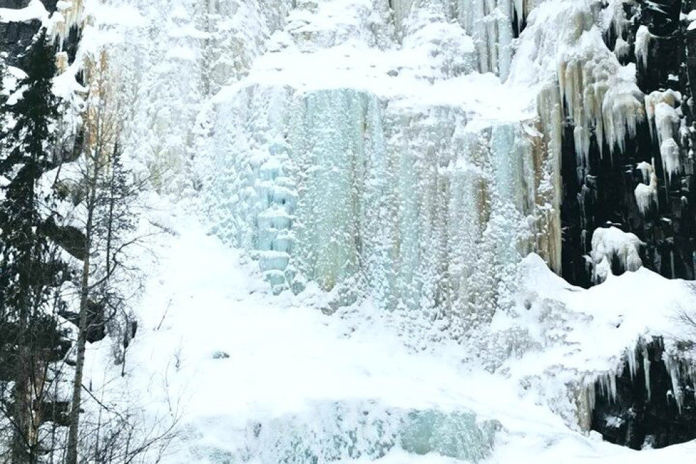 Rovaniemi Korouoma Ice Waterfalls Hike Trip