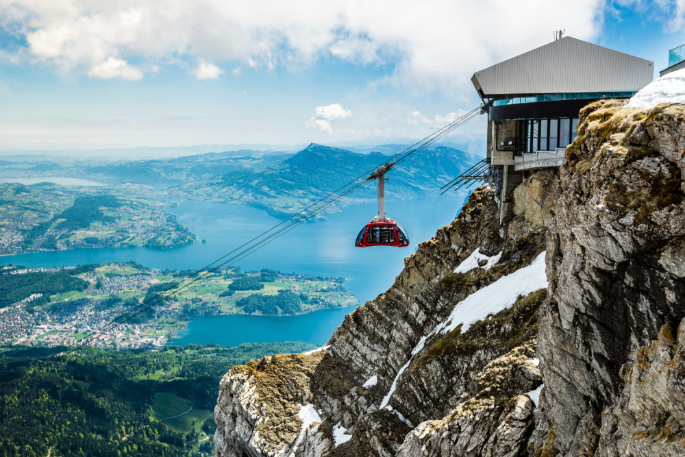 Pilatus by Cable Car from Lucerne
