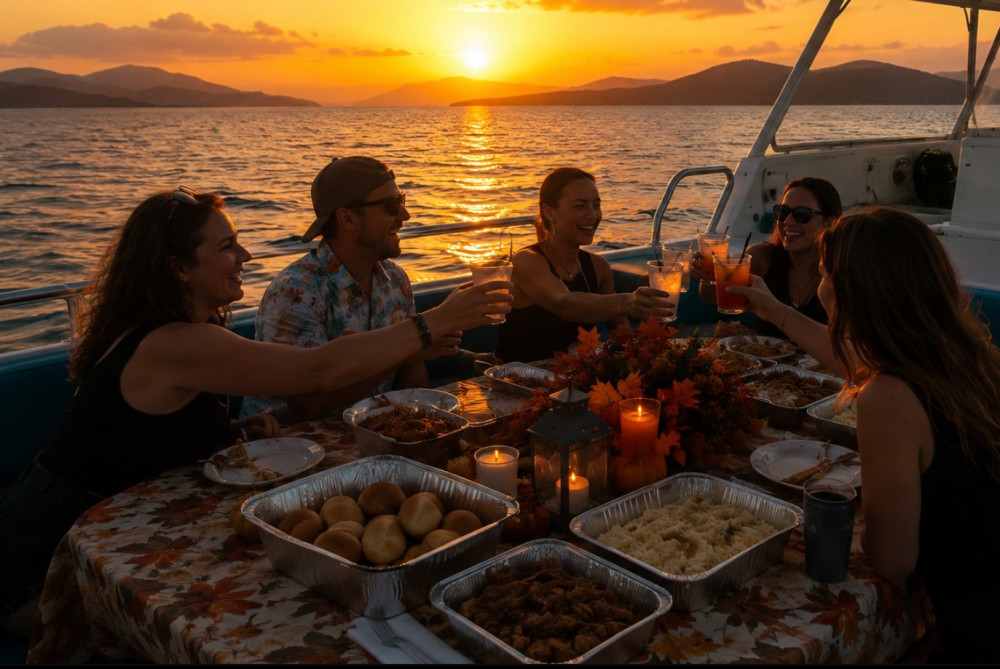 Thanksgiving Sunset and Dinner Cruise from Margaritaville