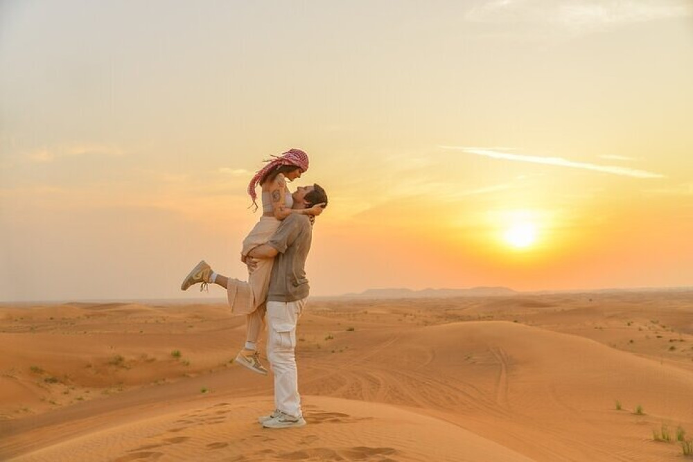 Lahbab Desert Evening Safari with BBQ Dinner from Fujairah