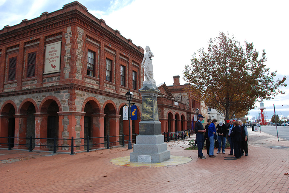 Port Adelaide Walking Tour & Dolphin River Cruise with Ships Graveyard