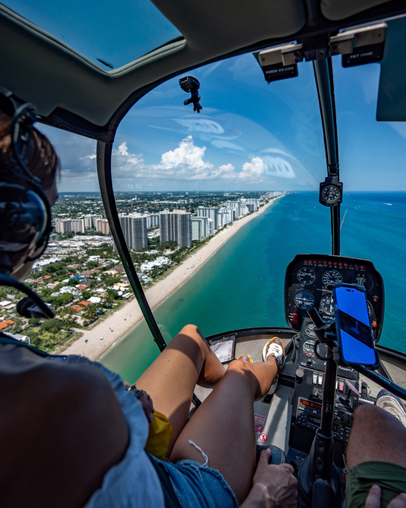 Hard Rock Guitar & Fort Lauderdale Beaches Helicopter Tour
