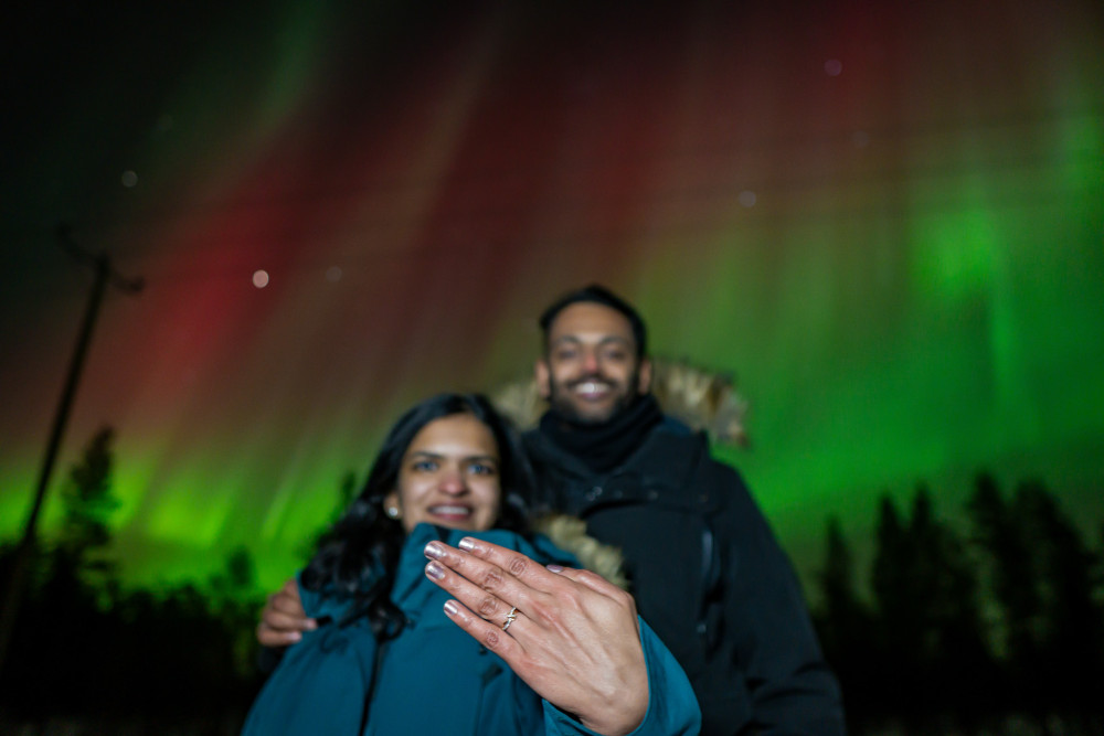Kiruna: Private Northern Lights Expedition with Photographer