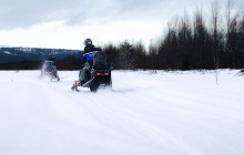 Arctic Circle Snowmobile Park Levi4