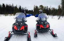 Arctic Circle Snowmobile Park Levi6
