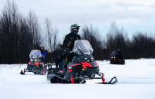 Arctic Circle Snowmobile Park Levi3