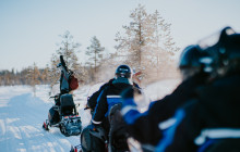 Arctic Circle Snowmobile Park Levi1