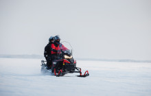 Arctic Circle Snowmobile Park Levi4