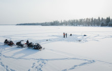 Arctic Circle Snowmobile Park Levi5
