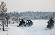 Arctic Circle Snowmobile Park Levi1
