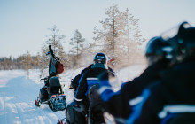 Arctic Circle Snowmobile Park Levi4