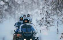 Arctic Circle Snowmobile Park Levi3