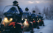 Arctic Circle Snowmobile Park Levi1