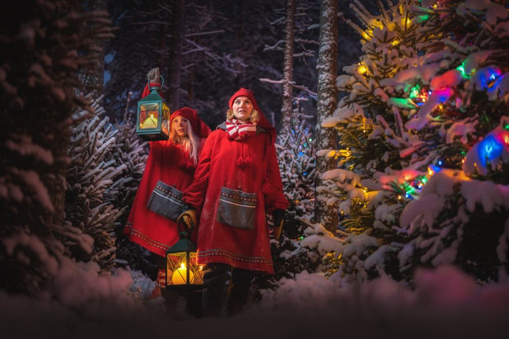 Private Reindeer Sleigh Ride to Santa’s Secret Hut in Levi
