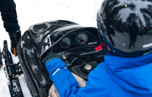 Arctic Circle Snowmobile Park Levi17