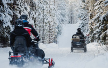 Arctic Circle Snowmobile Park Levi6