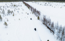 Arctic Circle Snowmobile Park Levi3