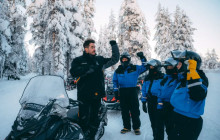 Arctic Circle Snowmobile Park Levi5