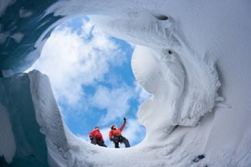 Blue Ice - Meeting at Sólheimajökull