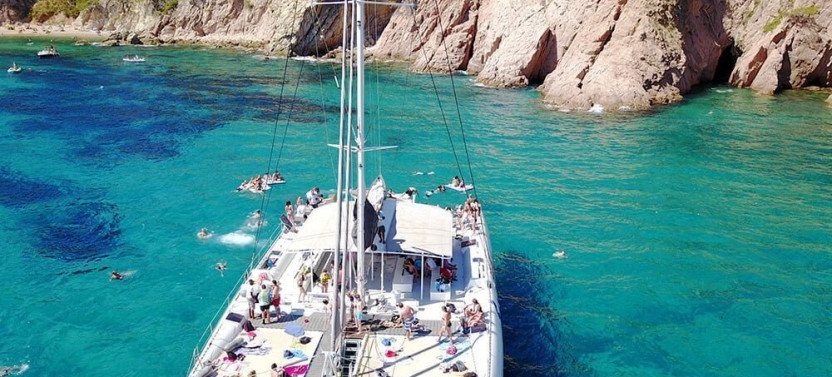 The Catamaran Party On The Costa Brava
