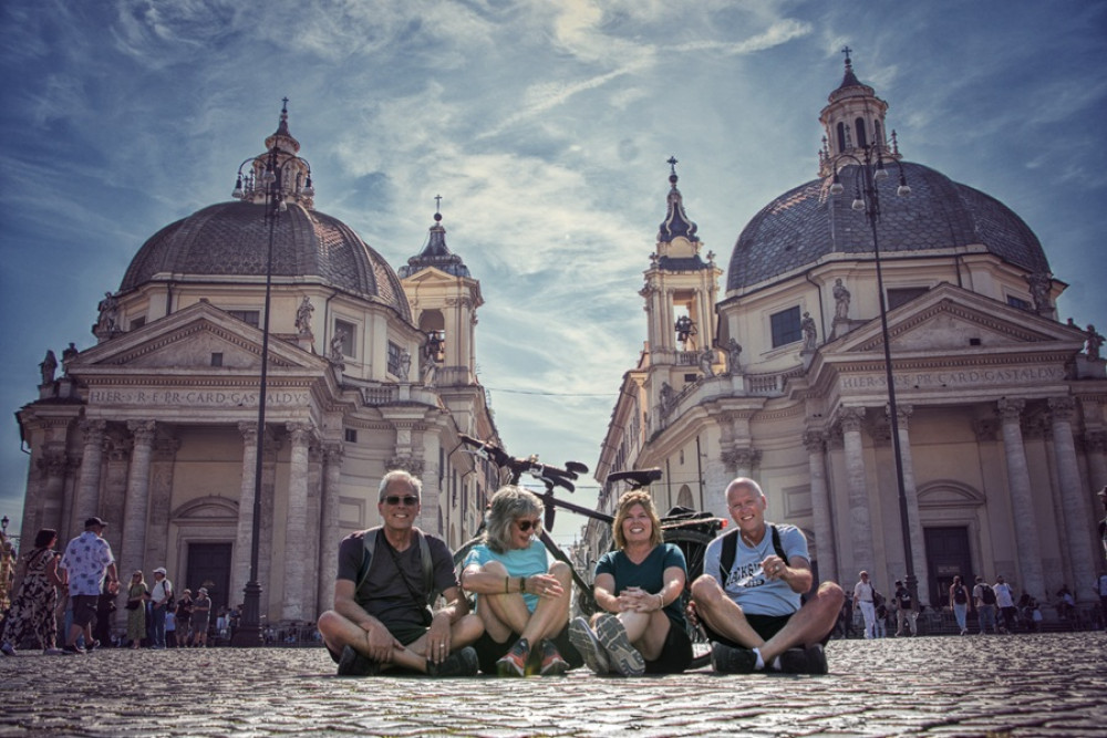 Rome E-Bike Highlights Tour & Tasting in Secret Cave