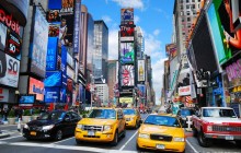 Full Day Discover NY Driving Tour Closed Top Bus with Boat Cruise