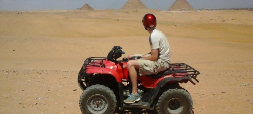 Full Day Tour to Giza Pyramids, Great Sphinx and Quad Bike Ride (ATV)