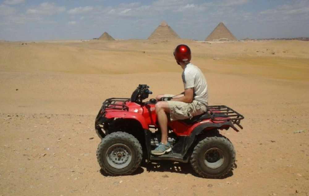 Full Day Tour to Giza Pyramids, Great Sphinx and Quad Bike Ride (ATV)