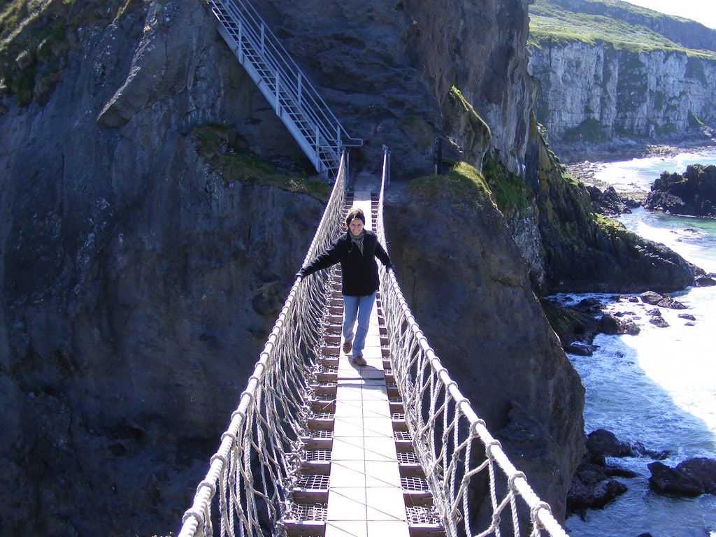 Carrick-a-Rede Rope Bridge is a cool site off the beaten path in Ireland