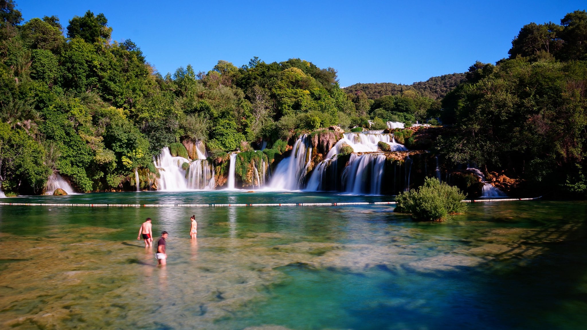 Krka National Park is one of the most beautiful places to visit in Croatia