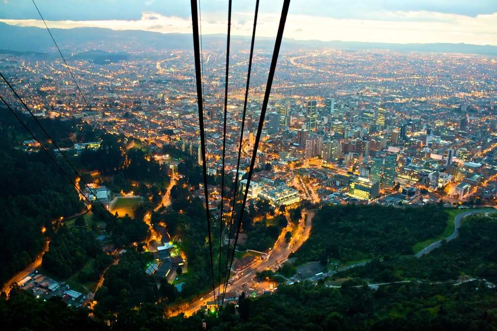 Bogota cablecars Colombia