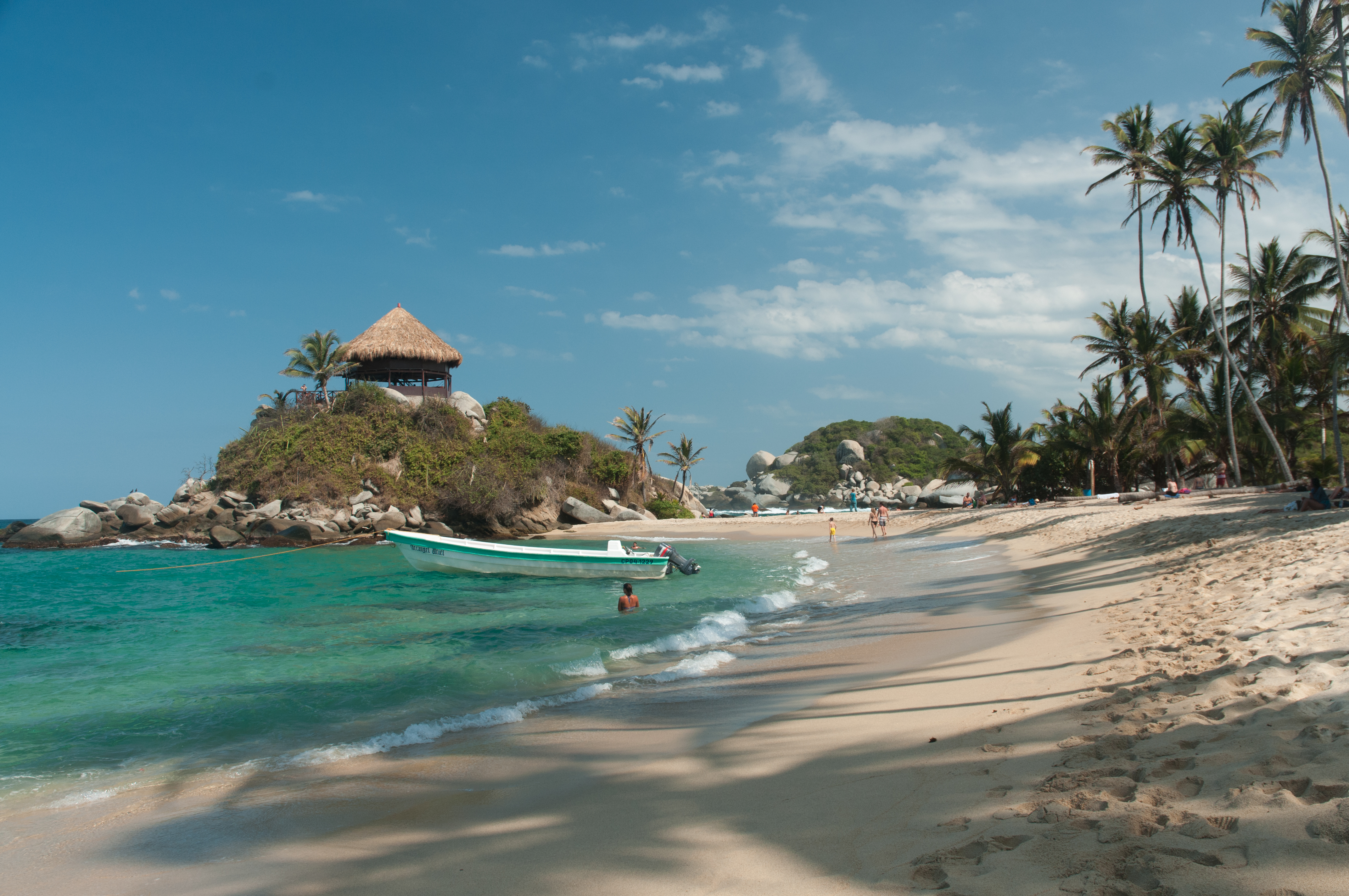 The gorgeous Tayrona National Park is among the more famous places in Colombia